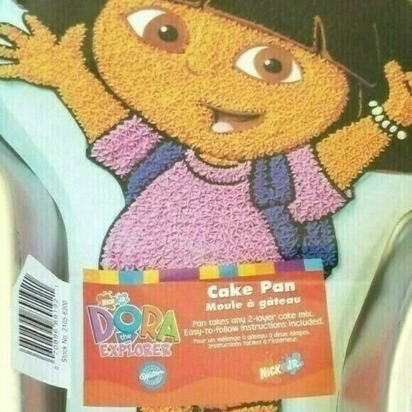 Cake Pan DORA Wilton Dora Explorer Contoured Children Birthday School Party VTG - Picture 5 of 8